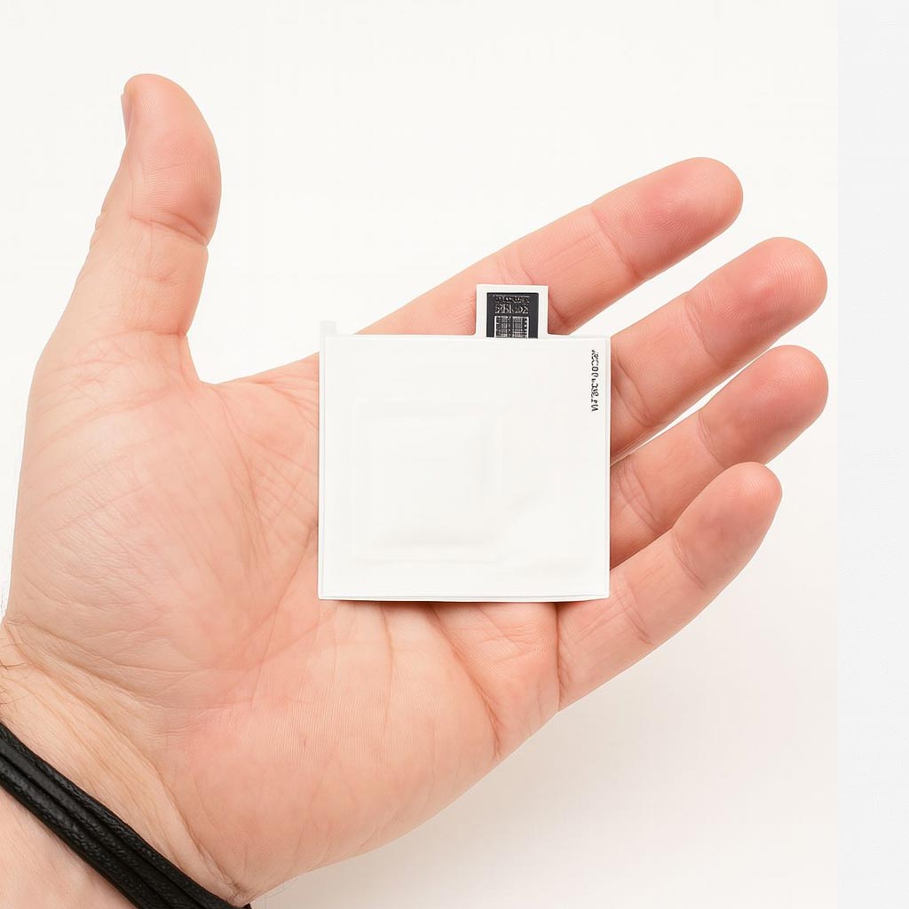 Loaklizator w naklejce - dyskretne monitorowanie - czas pracy 3 miesiące.