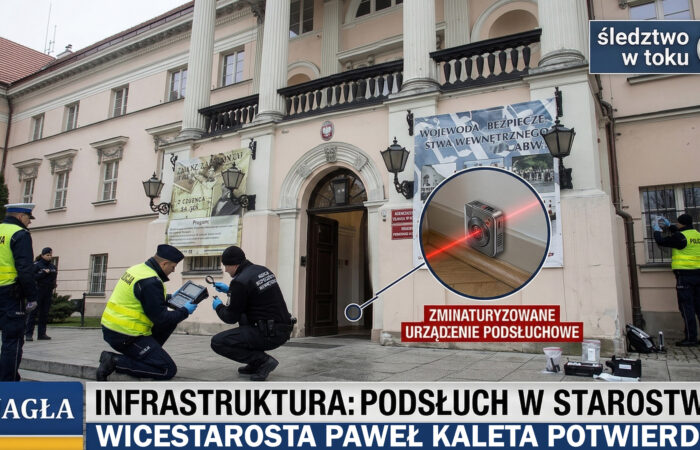 Pluskwa w gabinecie wicestarosty Pawła Kalety. Czy Twoje biuro też może być podsłuchiwane?