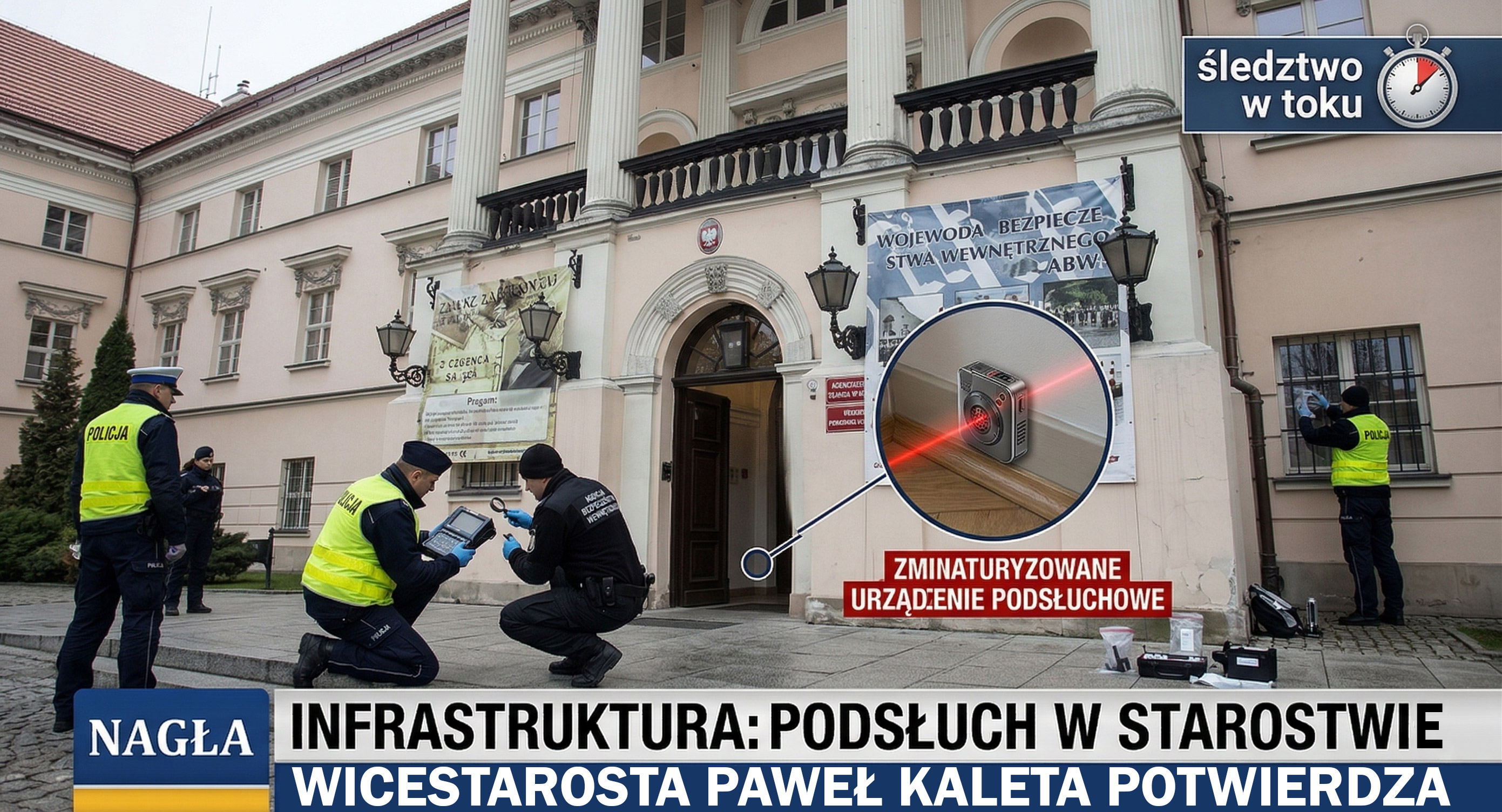 Pluskwa w gabinecie wicestarosty Pawła Kalety. Czy Twoje biuro też może być podsłuchiwane?